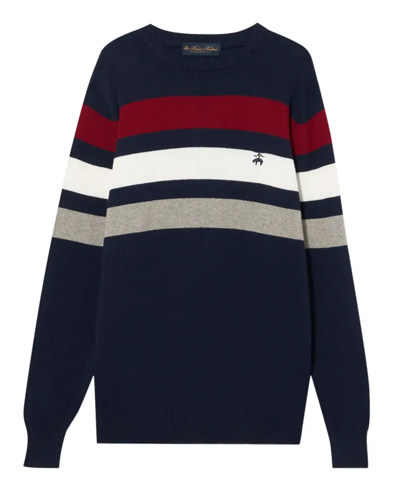 Brooks Brothers Pullover aus Baumwollgemisch - Blau Blau