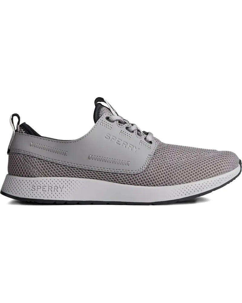 Sperry Top Sider 7 Seas Mesh-Sneakers mit Ösen - Grau Grau