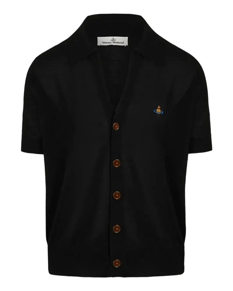 Vivienne Westwood Bestickter Cardigan - Schwarz Schwarz