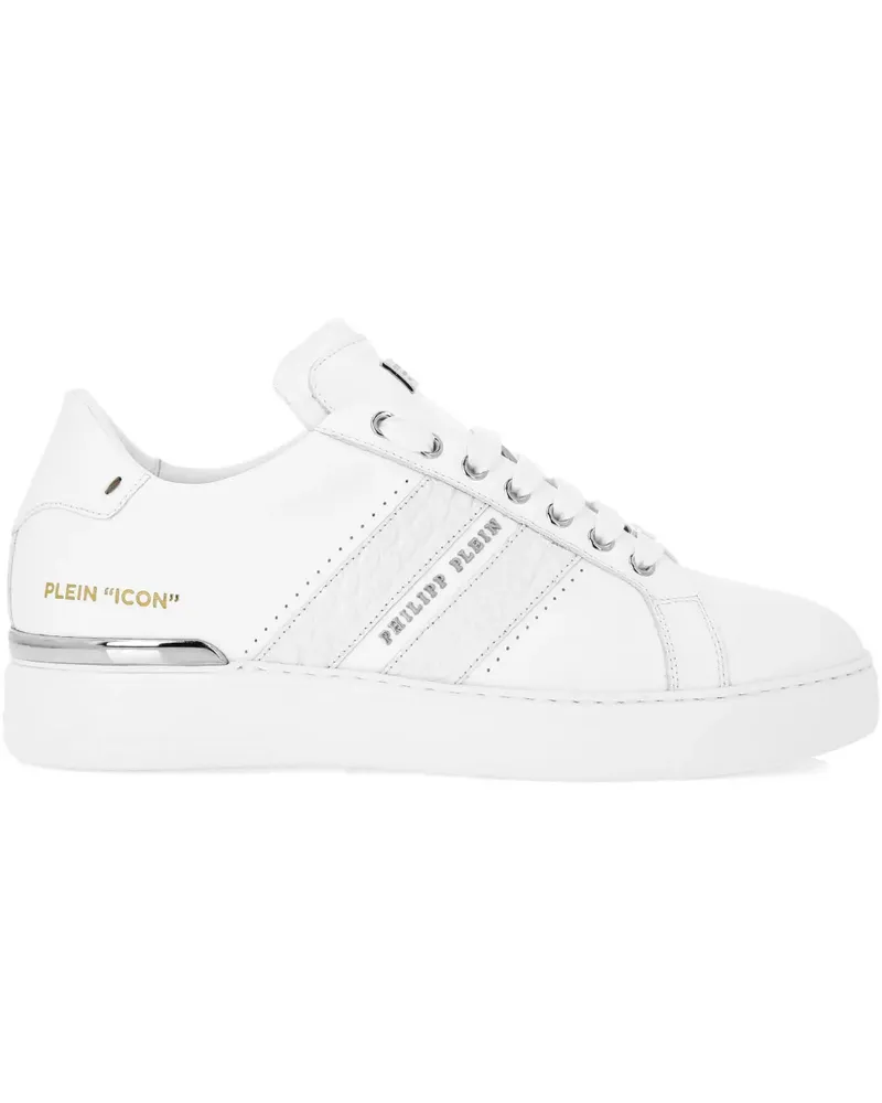 Philipp Plein Sneakers mit Logo-Verzierung - Weiß Weiß