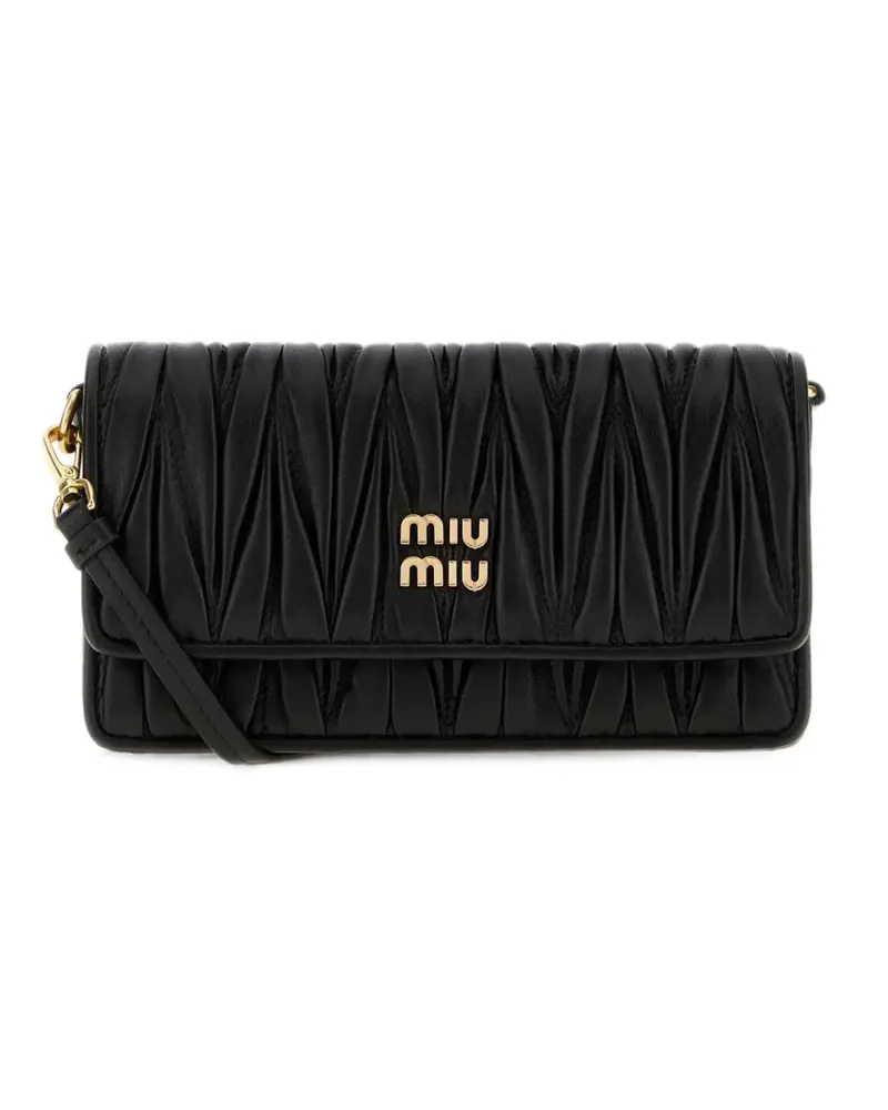 Miu Miu Matelassé Umhängetasche - Schwarz Schwarz