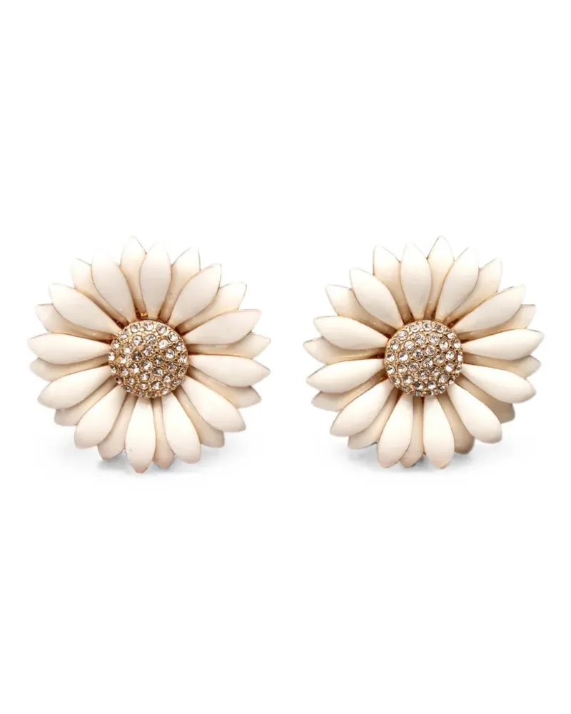 Carolina Herrera New York crystal-embellished earrings - Weiß Weiß