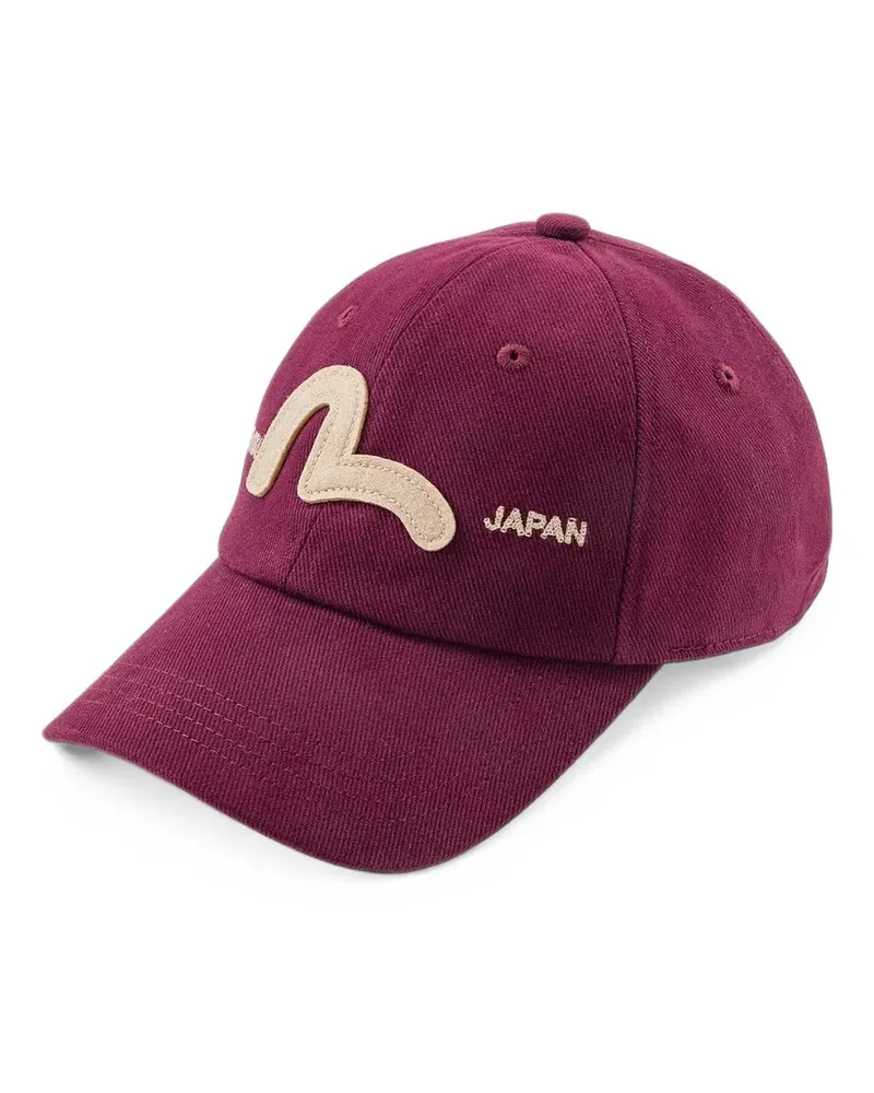 Evisu Baseballkappe mit Logo-Patch - Rot Rot
