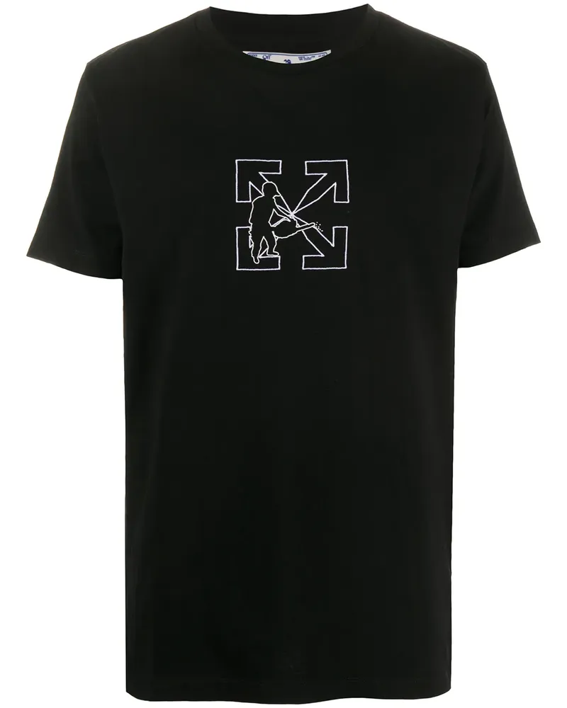 OFF-WHITE T-Shirt - Schwarz Schwarz