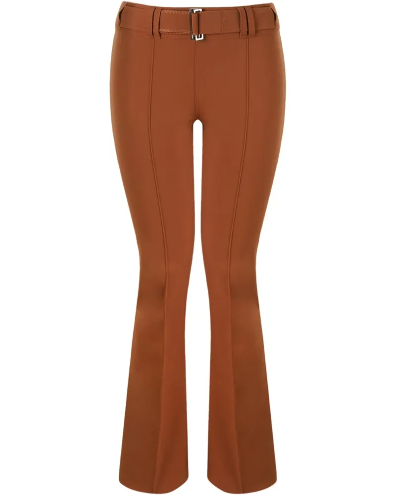 Gloria Coelho flared trousers - Braun Braun