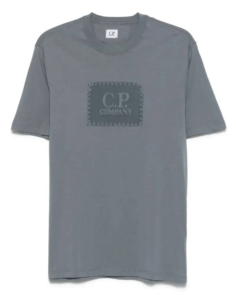 C.P. Company T-Shirt mit Logo-Print - Blau Blau