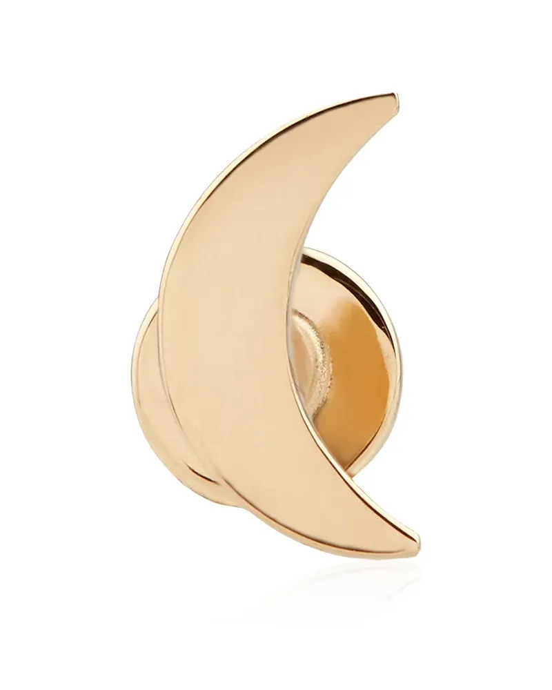 OTIUMBERG 14kt Gelbgoldohrstecker mit Mondform Gold