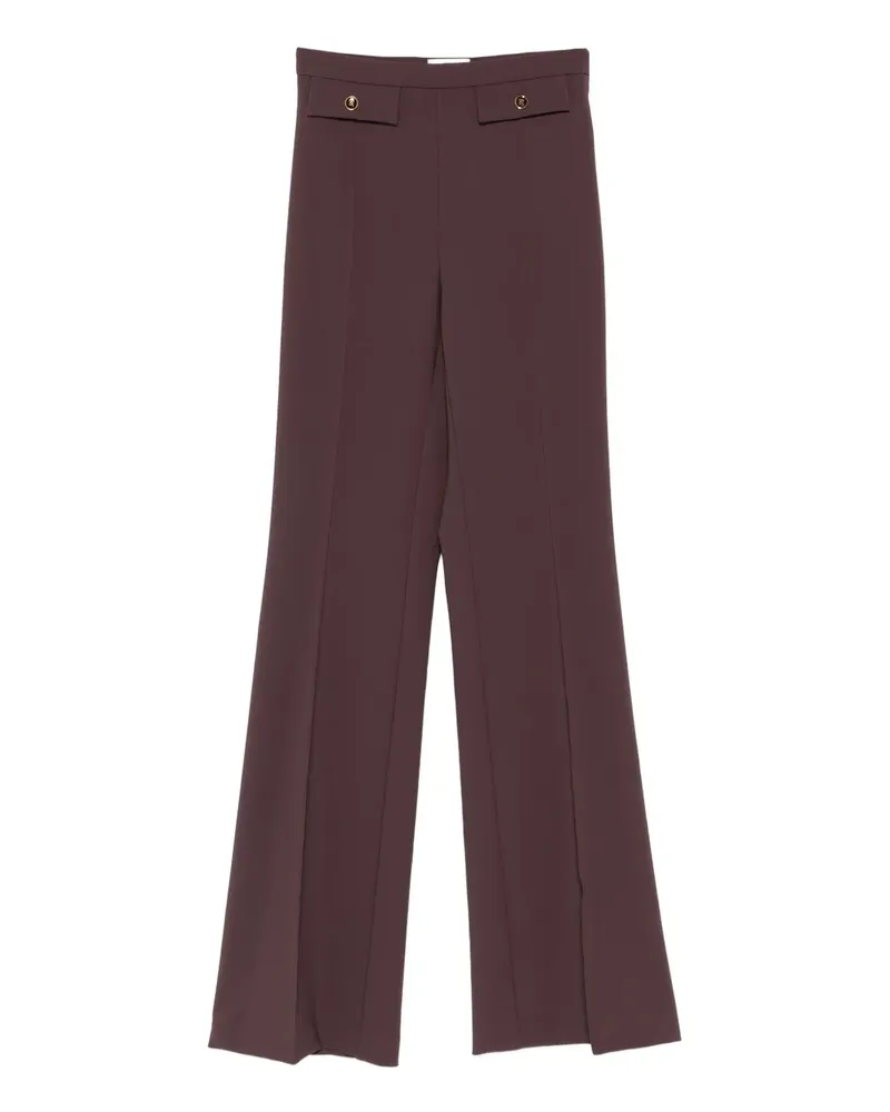 Elisabetta Franchi Hose mit Knöpfen - Braun Braun