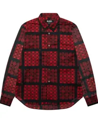 Comme des Garçons Kariertes Hemd Rot