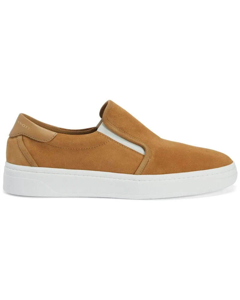 Giuseppe Zanotti Gz 94 Slip-On-Sneakers aus Wildleder Braun