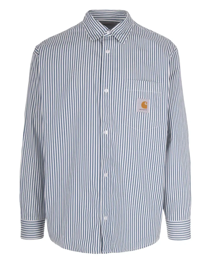 Carhartt WIP striped shirt - Blau Blau