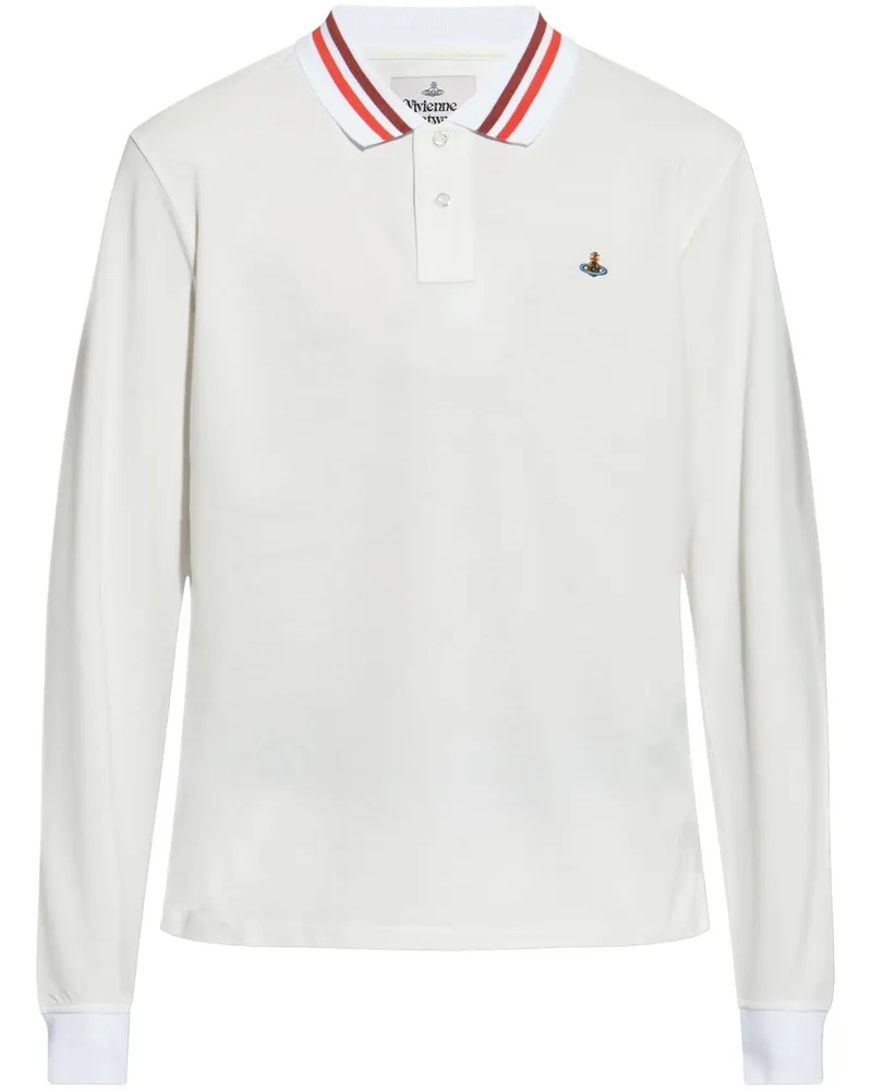 Vivienne Westwood Poloshirt mit Orb-Stickerei - Weiß Weiß