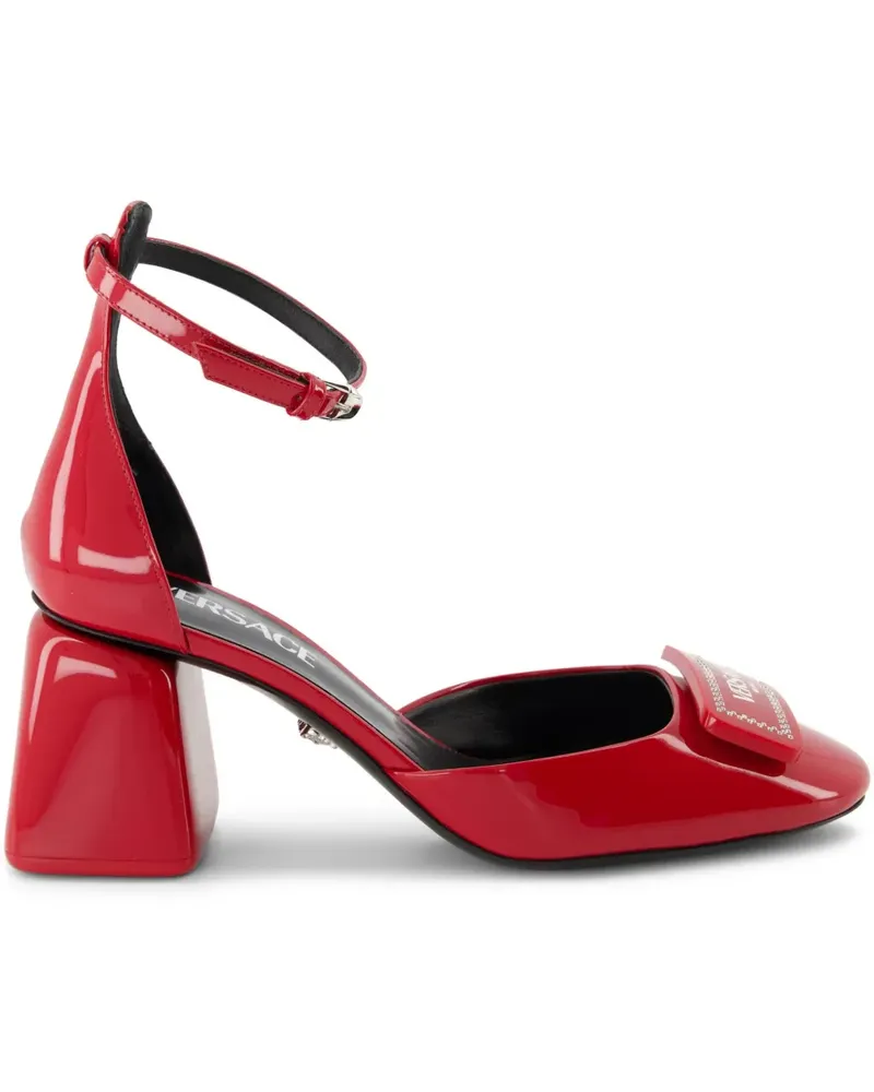 Versace Pumps aus Leder 70mm - Rot Rot