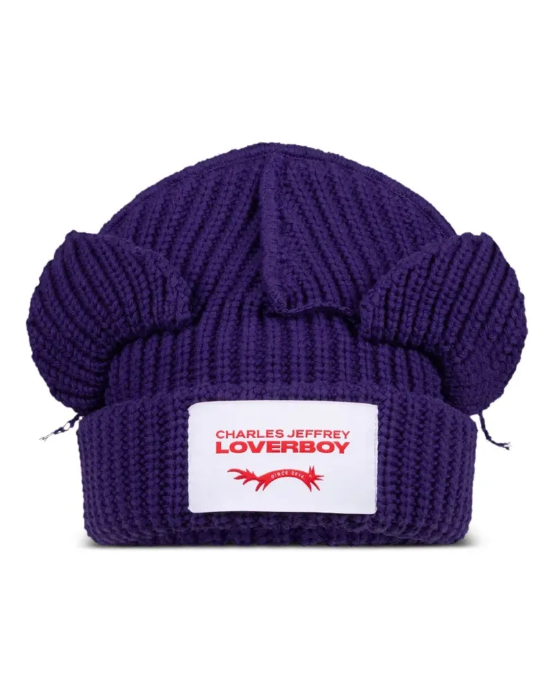 Charles Jeffrey Loverboy Ears Beanie - Blau Blau