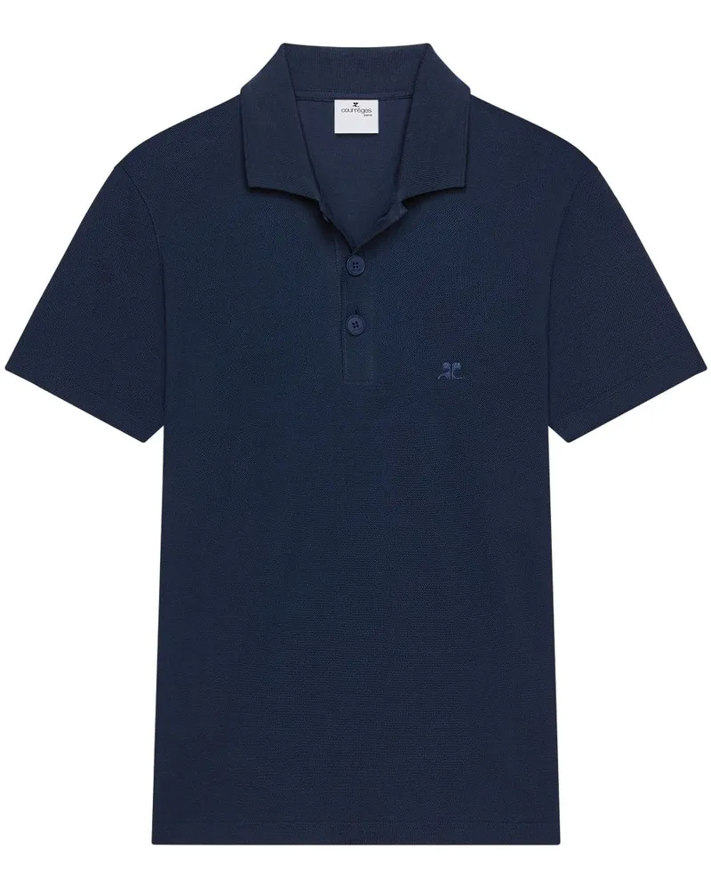 Courrèges AC Poloshirt - Blau Blau