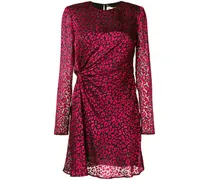 Kleid mit Blütenmuster - Rot