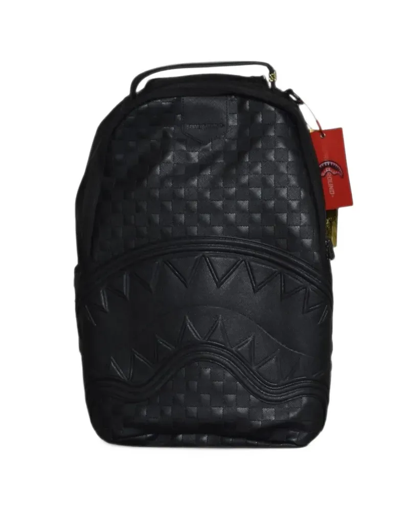 Sprayground The Ghost Maison checked backpack - Schwarz Schwarz