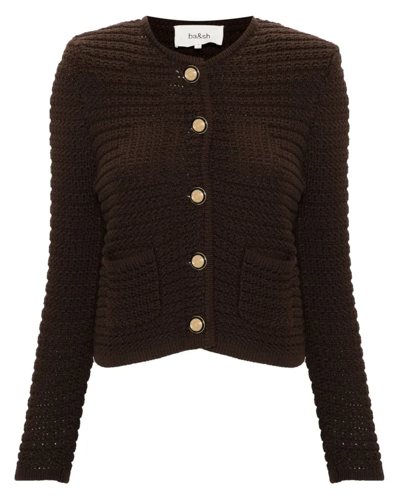 ba&sh Gaspard Cardigan - Braun Braun