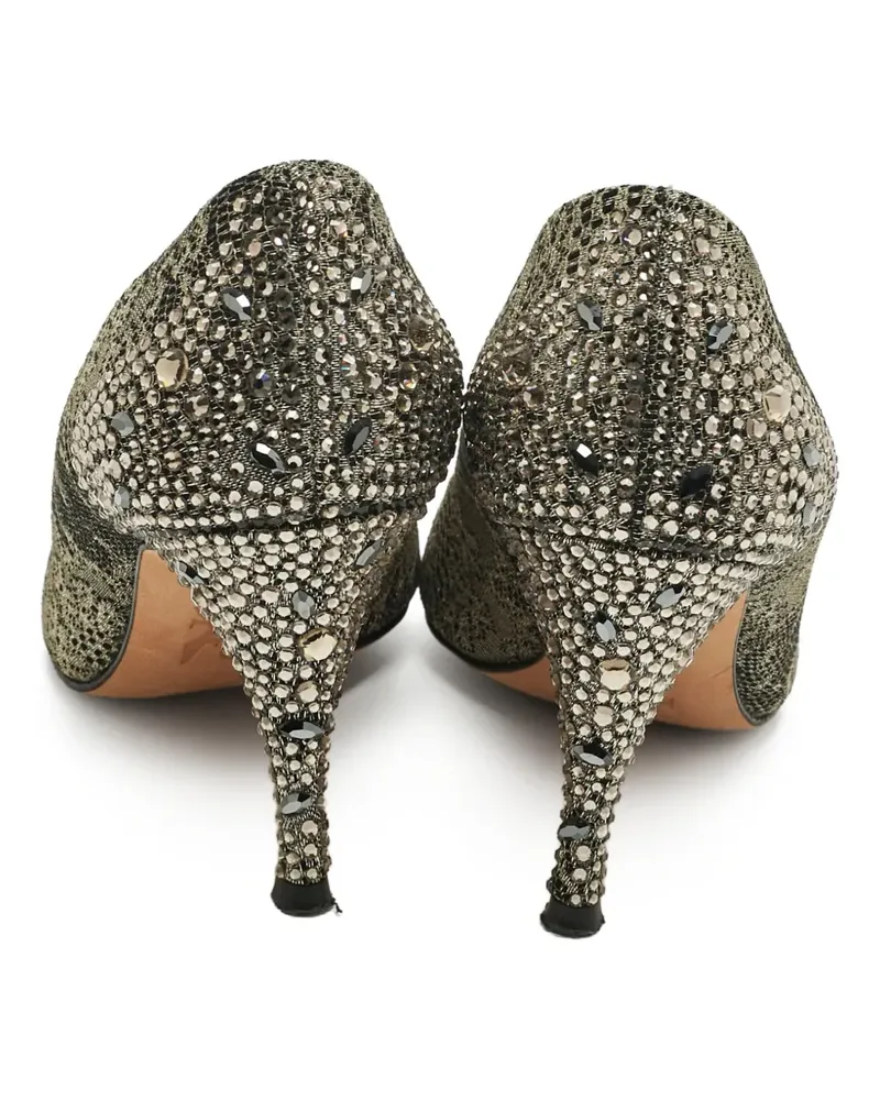 Gina lace-detail pumps - Schwarz Schwarz