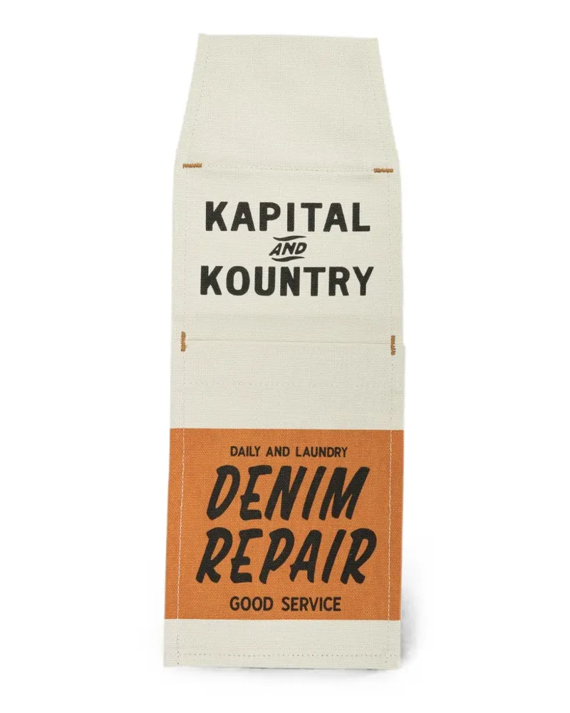 KAPITAL Canvas Pulp phone holder - Nude Nude