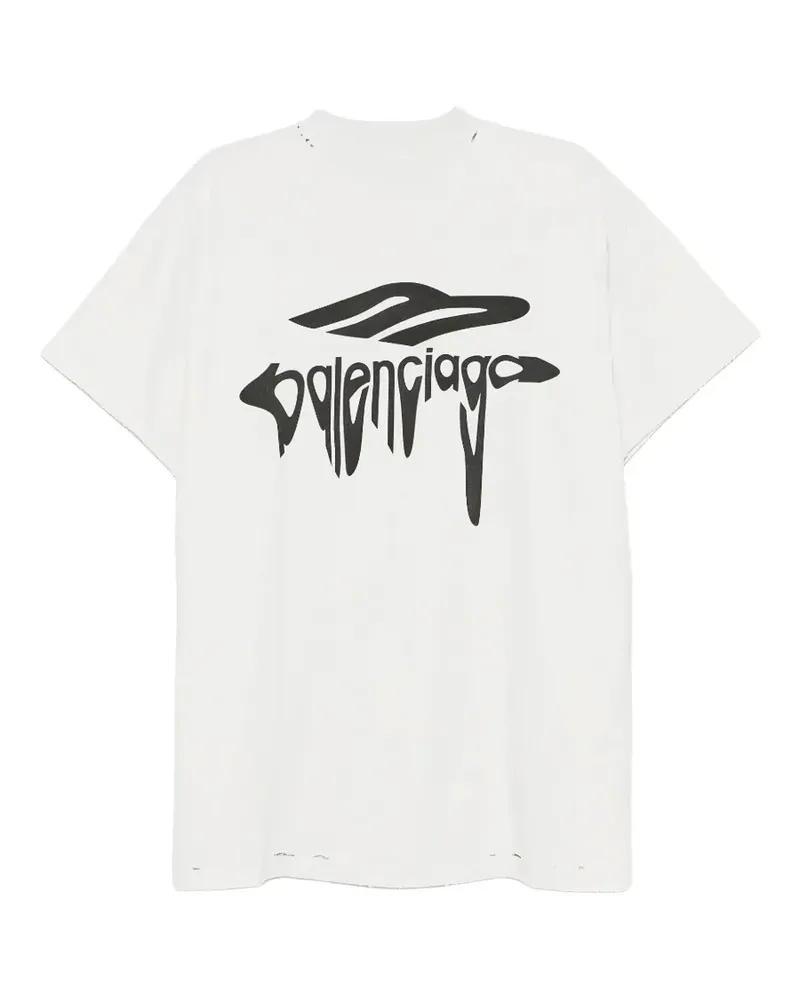Balenciaga 3B Liquified oversize T-shirt - Weiß Weiß
