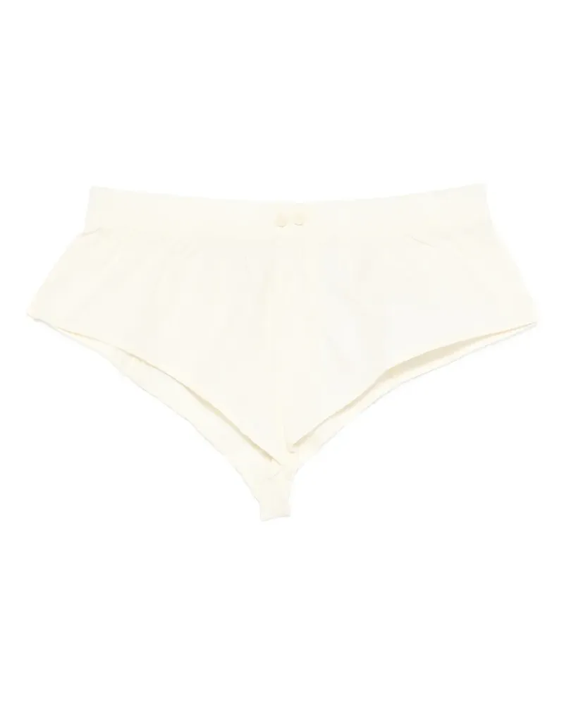 Entire Studios Kurze Pixie Shorts mit Knöpfen - Nude Nude