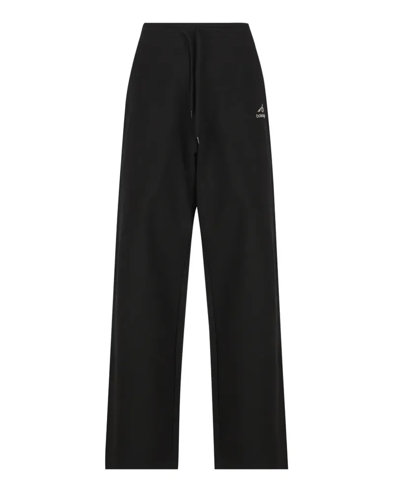 Balenciaga logo-print track pants - Schwarz Schwarz