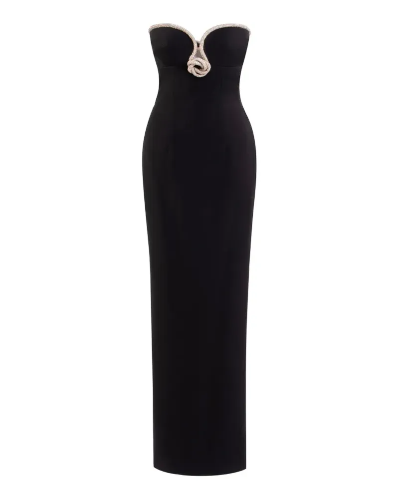 Saiid Kobeisy Schulterfreies Kleid - Schwarz Schwarz