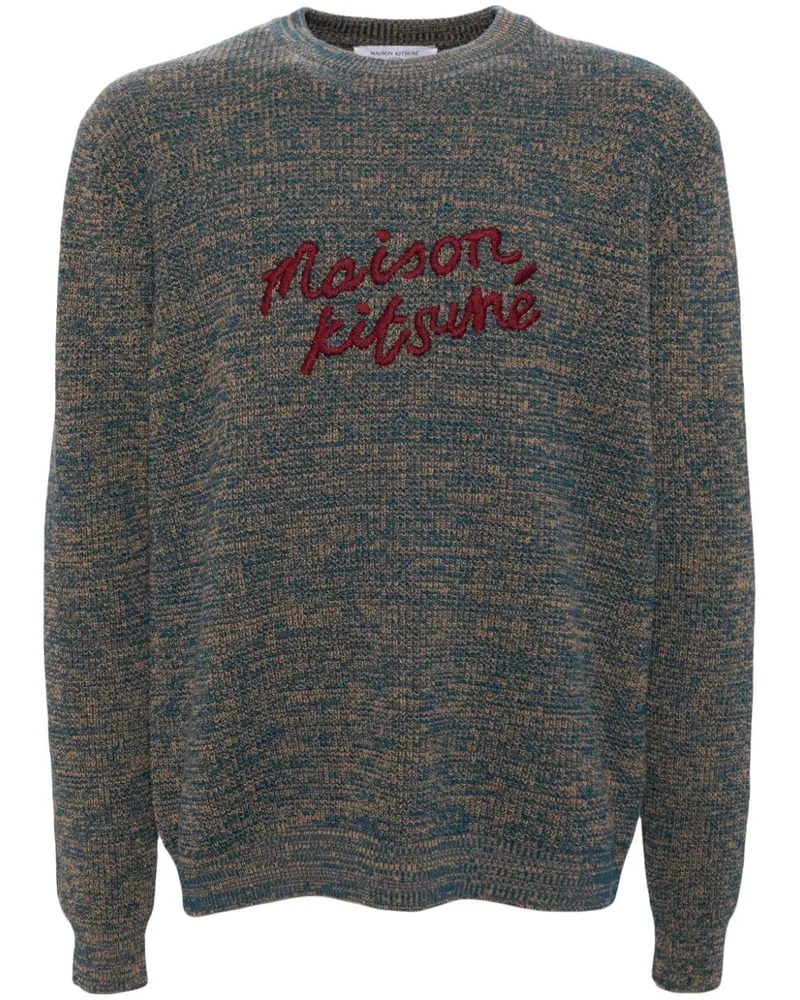 Kitsuné Handwriting Pullover - Blau Blau