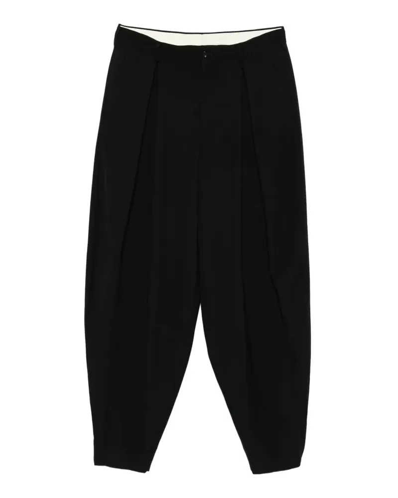 Comme des Garçons Hose mit Bundfalten - Schwarz Schwarz