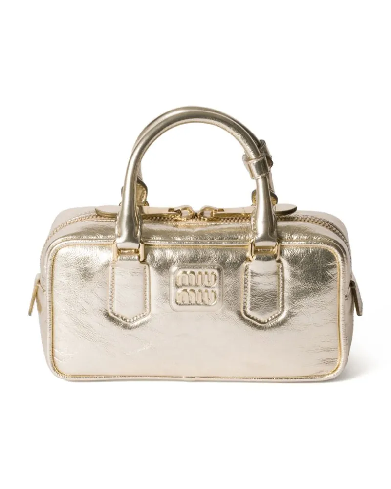 Miu Miu Arcadie Tote Bag - Gold Gold