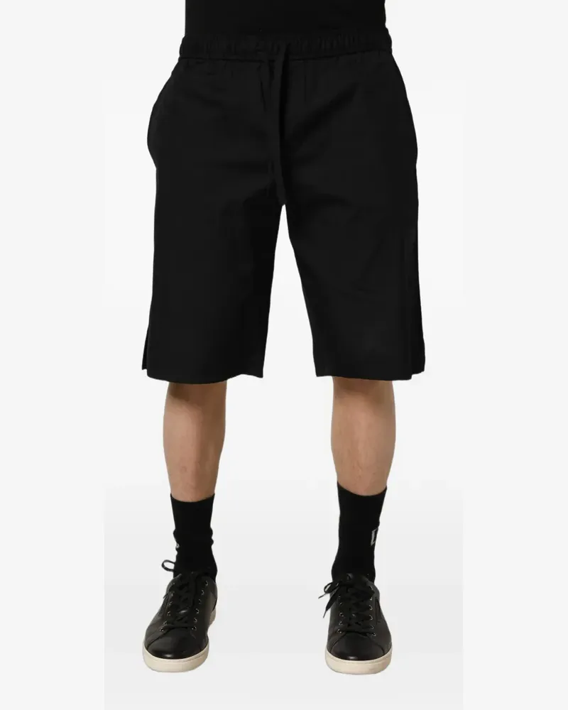 Dolce & Gabbana drawstring Bermuda shorts - Schwarz Schwarz