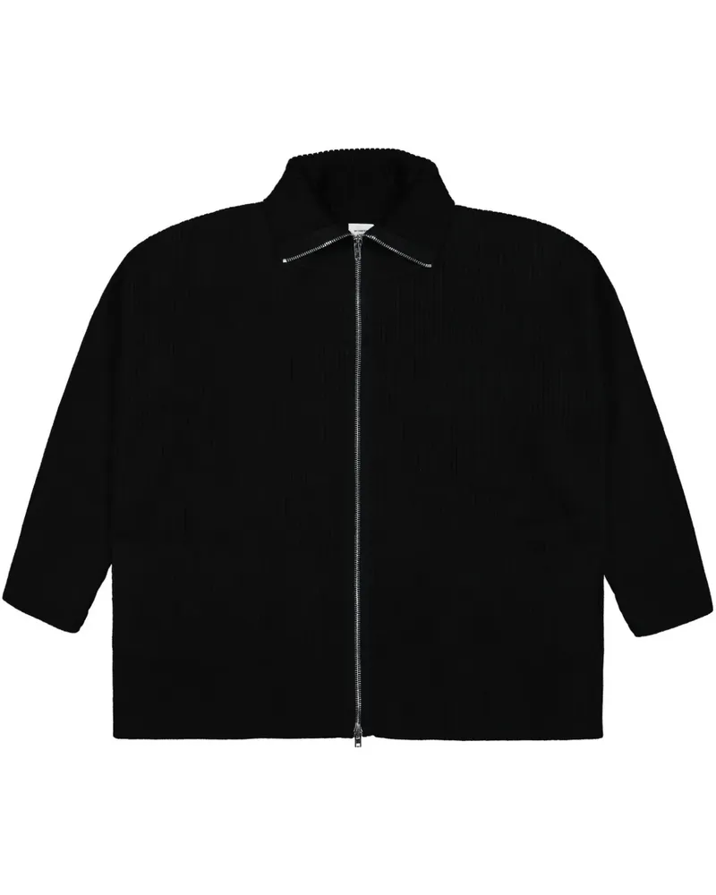VETEMENTS Cardigan mit Reißverschluss Schwarz