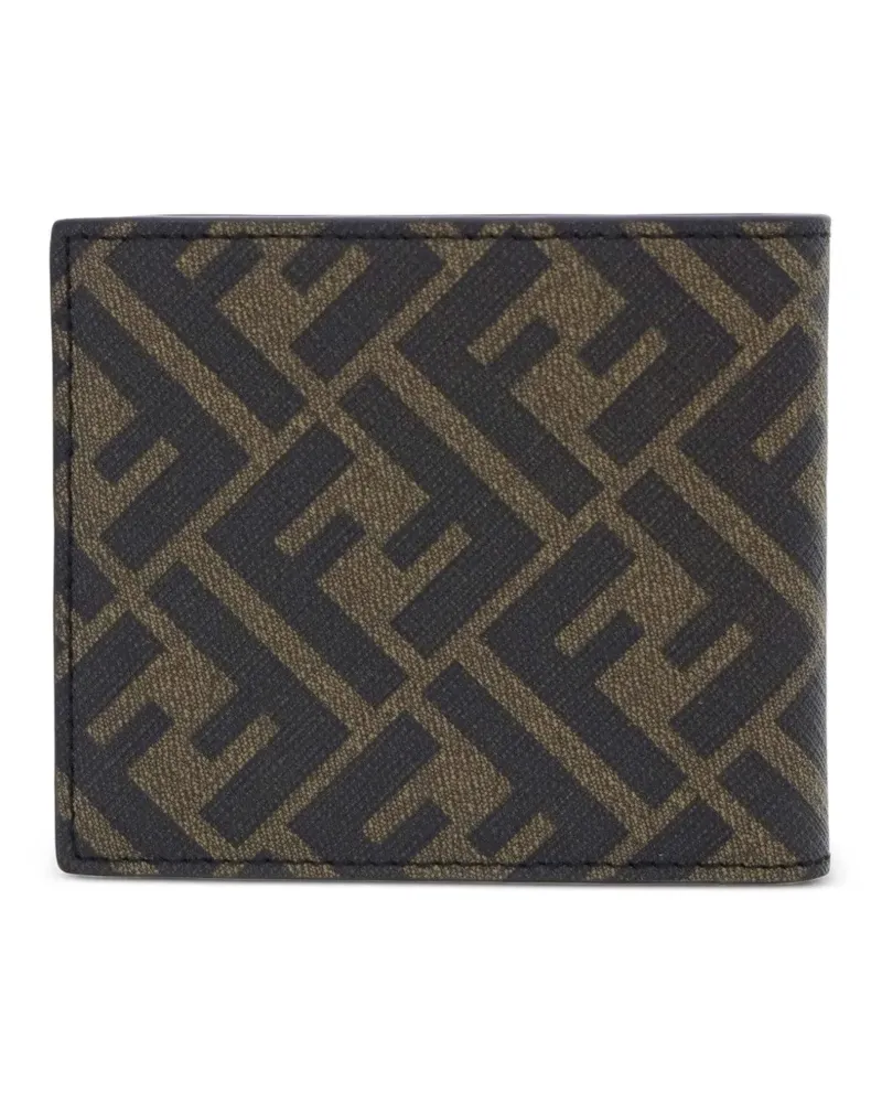 Fendi Portemonnaie mit FF-Muster - Braun Braun