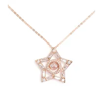 Stella gold-plated pendant necklace