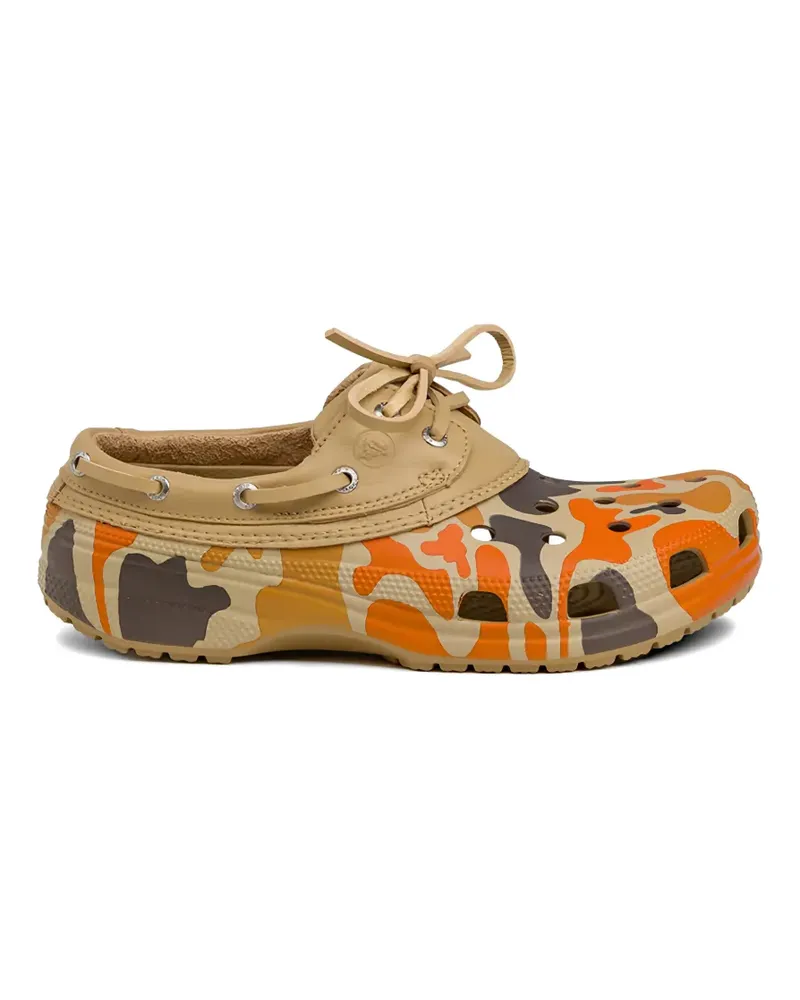 Crocs Clogs mit Camouflage-Print - Nude Nude