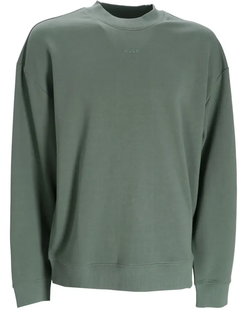 HUGO BOSS Sweatshirt mit Logo-Print - Grün Grün