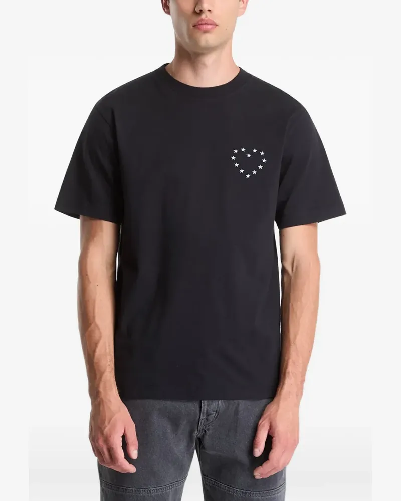 Études Studio Wonder B Heart T-shirt - Schwarz Schwarz