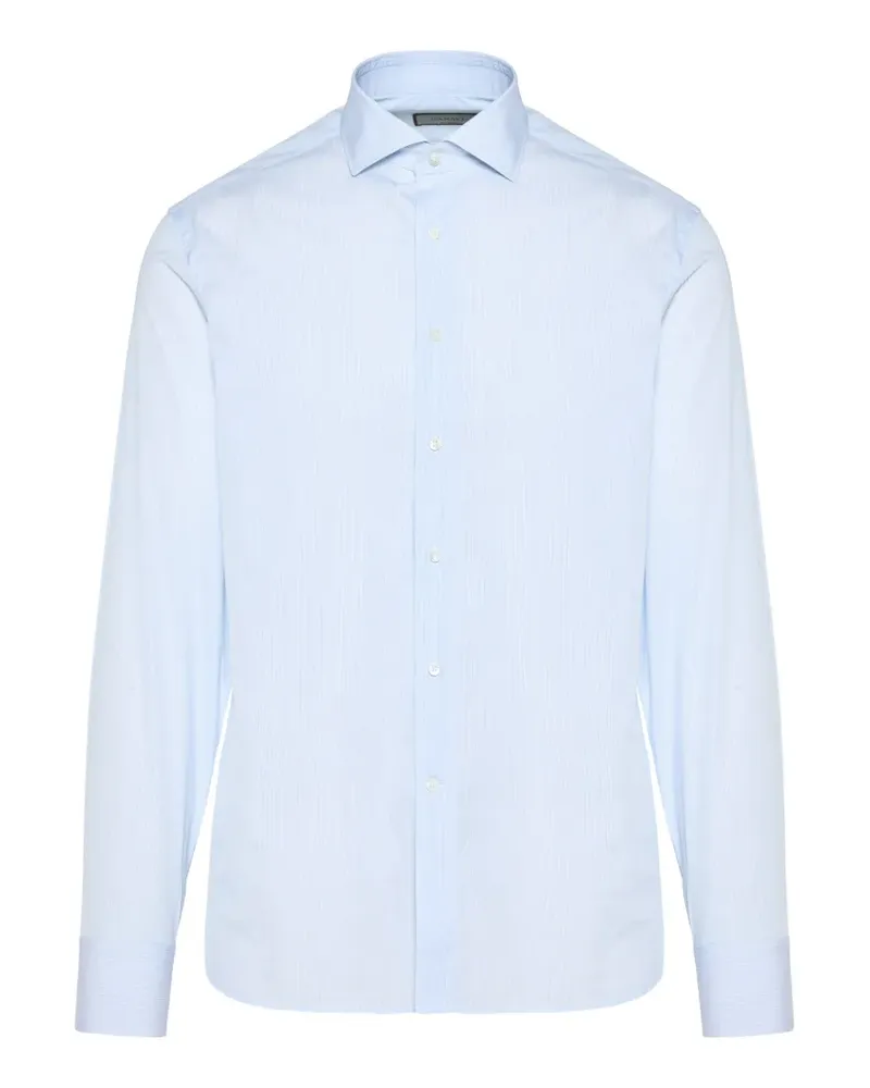Canali striped shirt - Blau Blau