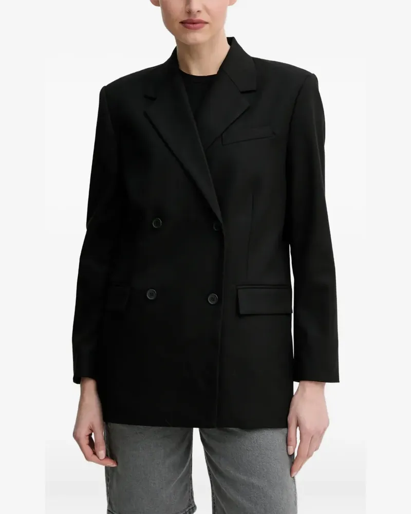 Day Birger et Mikkelsen Doppelreihiger Herman Blazer - Schwarz Schwarz