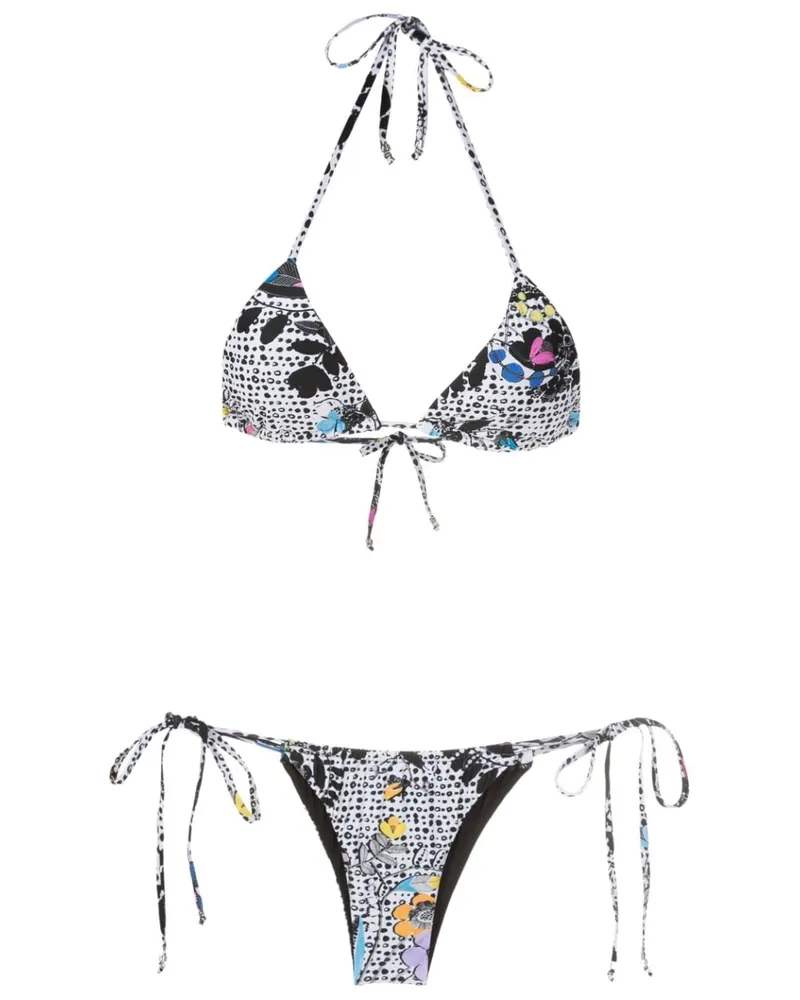 Amir Slama Bikini mit grafischem Print - Mehrfarbig Mehrfarbig