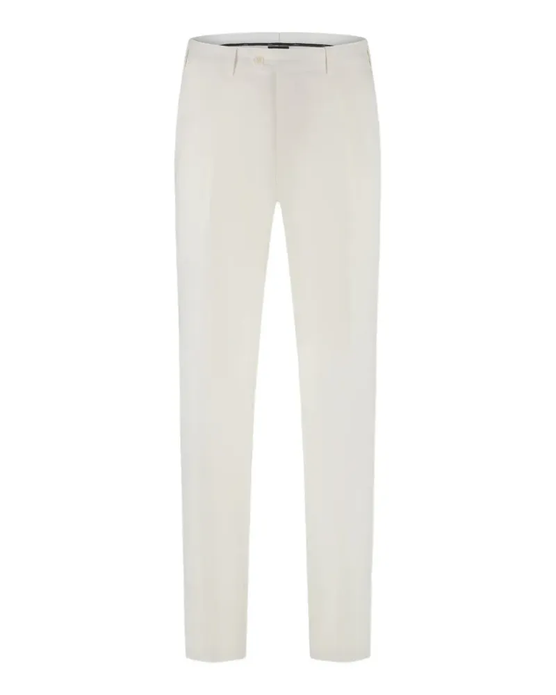 Brioni Pienza button tailored trousers - Weiß Weiß