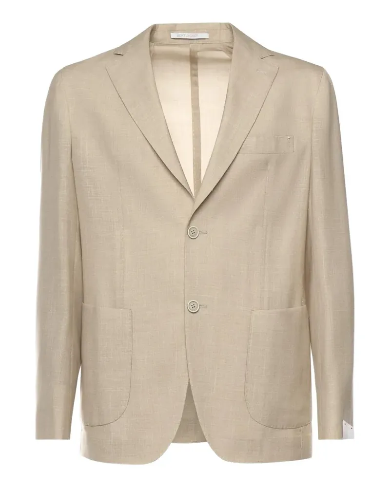 Eleventy single-breasted jacket - Nude Nude