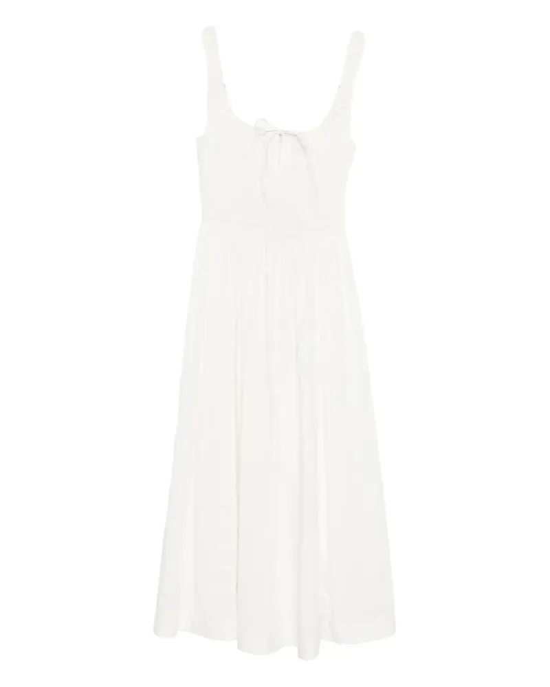 DÔEN Quilla Midikleid - Weiß Weiß