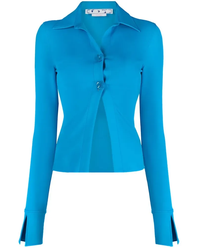 OFF-WHITE Sleek Hemd - Blau Blau