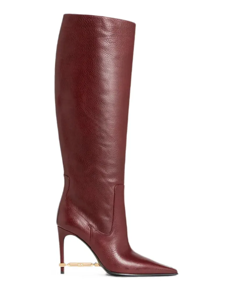 Dsquared2 Stiefel mit Metallabsatz - Rot Rot