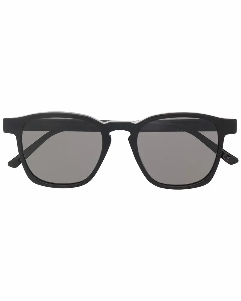 RETROSUPERFUTURE Eckige Unico Sonnenbrille - Schwarz Schwarz