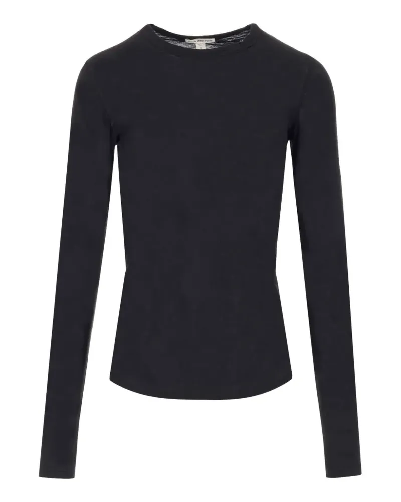 James Perse long-sleeve cotton t-shirt - Schwarz Schwarz
