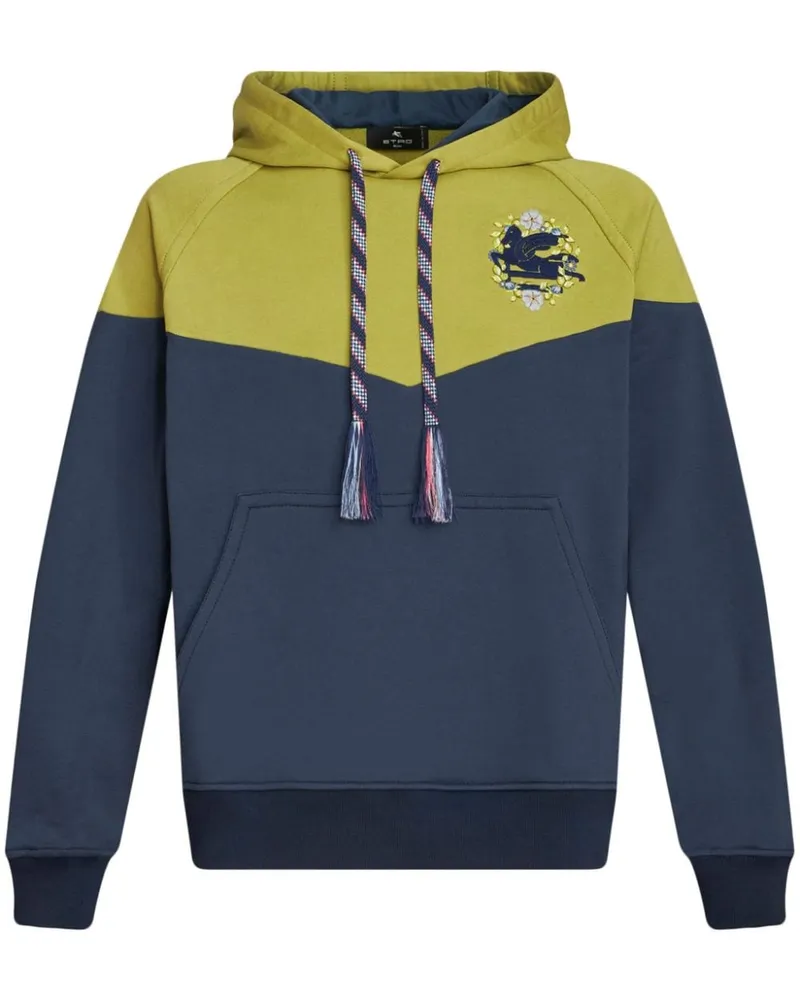 Etro Hoodie mit Pegaso-Motiv - Blau Blau