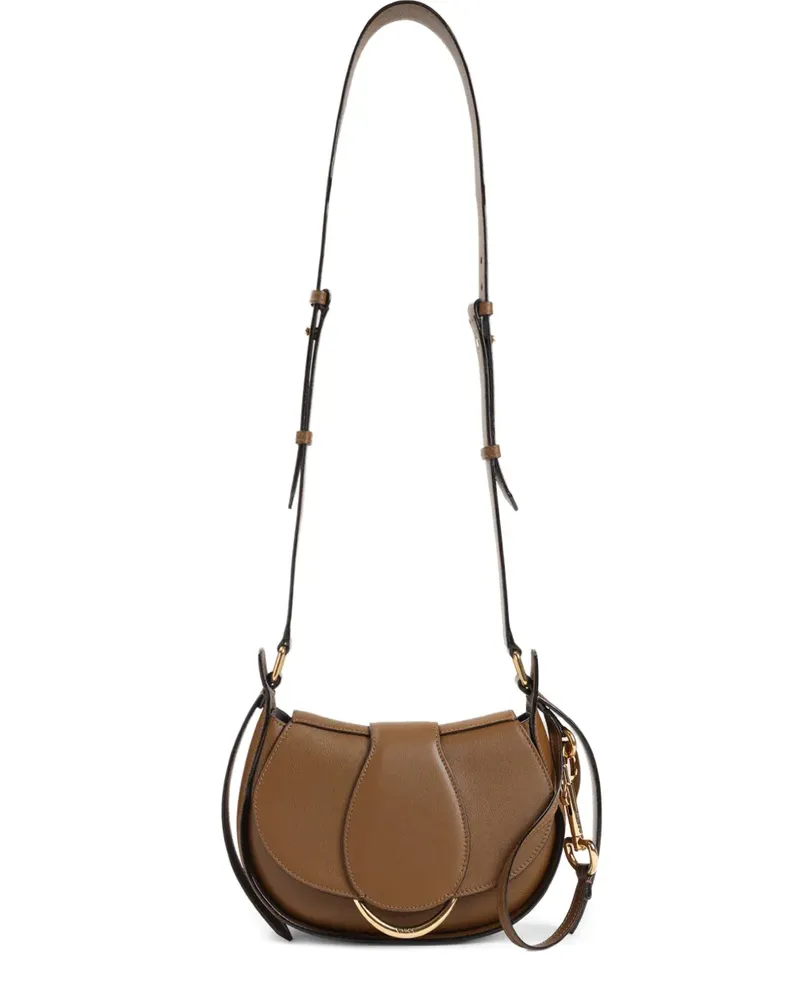 Chloé Skulpturale Ride Schultertasche - Braun Braun